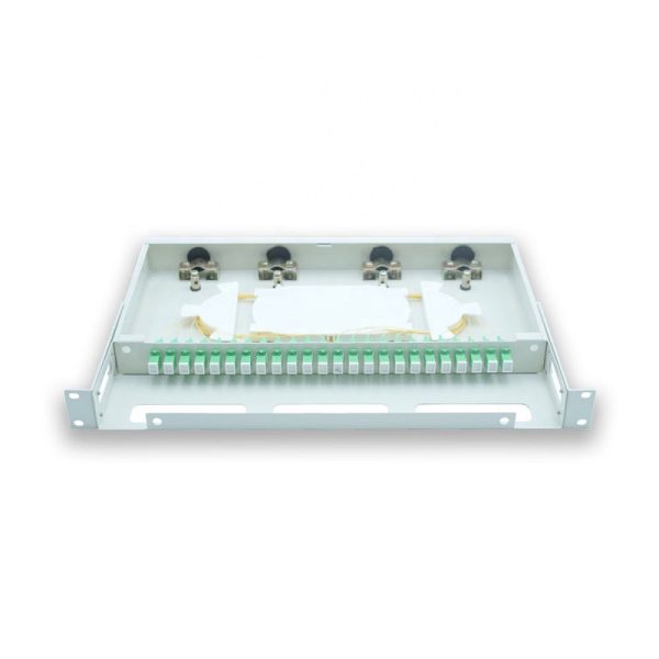 24 sc adapter pre-terminated 1ru fiber patch panel