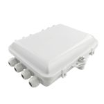 2 port wall mount fiber enclosure 12 core fiber distribution box