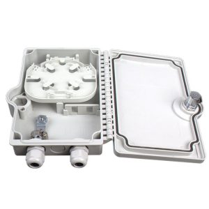 4 cores fiber termination box for outdoor wall mounted application