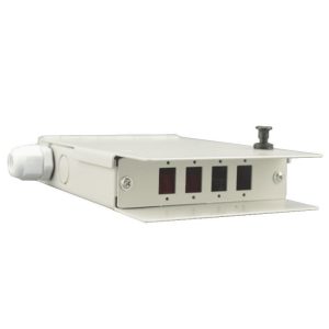 4 port wall mount fiber termination box 4 cores splice