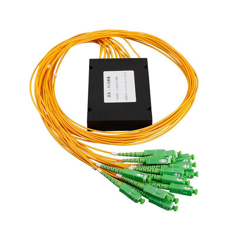 1x16 fiber optic splitter for