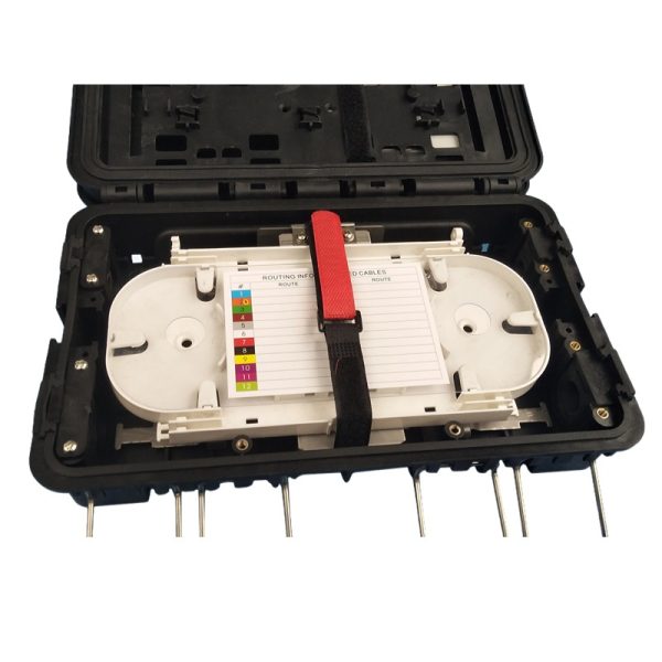 72 core fiber splice closure with 3 splice trayes