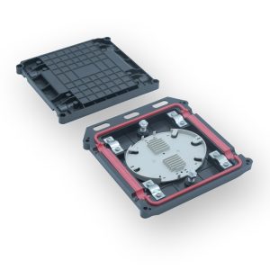 fiber joint closure with 1 pc 16 cores splice tray