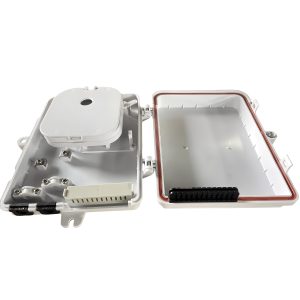 outdoor 2 in 24 out fiber optic distribution box for 24 cores splicing