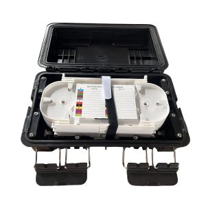 horizontal fiber splice closure with 3 splice tray for 72 cores splicing